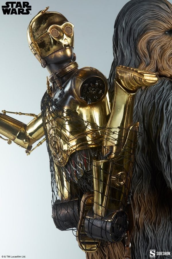 SIDE SHOW　プレミアムフォーマット【C-3PO】1/4　高48㎝　限定品 Sideshow unveils Chewbacca and C-3PO Premium Format Figure from